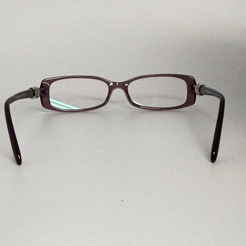 Tiffany & Co TF 2016‎ 8061 Purple Eyeglasses Frames Italy 51-15-135 Silver 22087